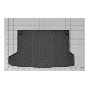 Kofferraumwanne für Honda HR-V ab 2015 - schwarz, rutschfest, wasserdicht, 1,5 cm rand,