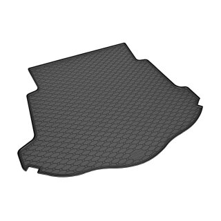 Kofferraumwanne für Ford Mondeo Stufenheck ab 2007 | Platzsparrad - schwarz, rutschfest, wasserdicht, 1,5 cm rand,