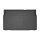 Kofferraumwanne für Citroen C3 Aircross ab 2017 / ab 2021 | OBERE UND UNTERE POSITION - schwarz, rutschfest, wasserdicht, 1,5 cm rand,