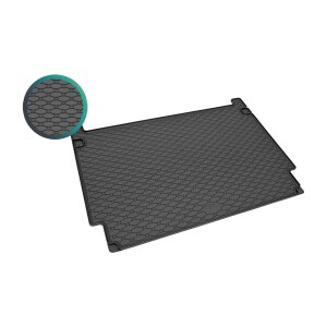 Kofferraumwanne für Peugeot 5008 ab 2010 bis 2017 - schwarz, rutschfest, wasserdicht, 1,5 cm rand,