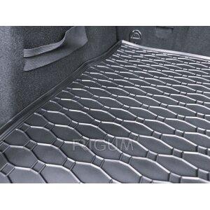 Kofferraumwanne für Peugeot 2008 ab 2013 bis 2019 - schwarz, rutschfest, wasserdicht, 1,5 cm rand,