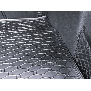 Kofferraumwanne für Peugeot 2008 ab 2013 bis 2019 - schwarz, rutschfest, wasserdicht, 1,5 cm rand,