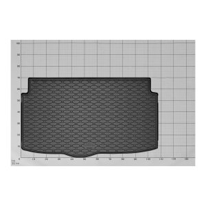 Kofferraumwanne für Hyundai i20 ab 2020 | OHNE ZWISCHENBODEN - schwarz, rutschfest, wasserdicht, 1,5 cm rand,