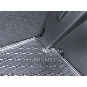 Kofferraumwanne für Hyundai i20 ab 2020 | OHNE ZWISCHENBODEN - schwarz, rutschfest, wasserdicht, 1,5 cm rand,