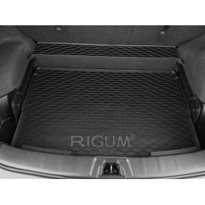 Kofferraumwanne für NISSAN Qashqai ab 2014 bis 2021 - schwarz, rutschfest, wasserdicht, 1,5 cm rand,