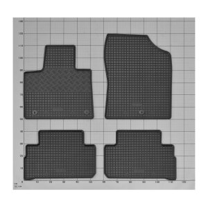 Ein Set passend für Hyundai Santa Fe ab 2021 | 5Sitze - Gummi- und Kofferraumwanne