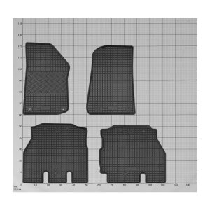 Ein Set passend für Jeep Wrangler ab 2019 - Gummi- und Kofferraumwanne