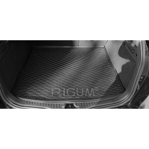 Kofferraumwanne für FORD Focus Kombi ab 2011 bis 2018 - schwarz, rutschfest, wasserdicht, 1,5 cm rand,