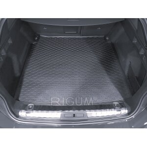 Kofferraumwanne für Peugeot 508 SW ab 2019 - schwarz, rutschfest, wasserdicht, 1,5 cm rand,