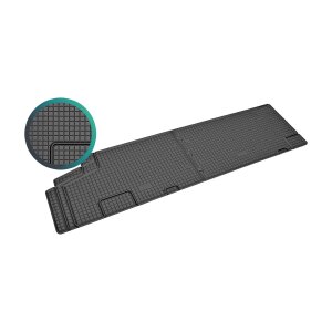 Gummimatten für Peugeot Boxer ab 2006 - 6/7 SItze - schwarz, 1,5 cm Rand
