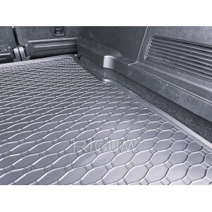 Kofferraumwanne für Ford S-Max ab 2007 bis 2015 | 5Sitze - schwarz, rutschfest, wasserdicht, 1,5 cm rand,