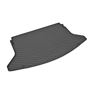 Kofferraumwanne für Hyundai i30 Schrägheck ab 2017 bis 2021 - schwarz, rutschfest, wasserdicht, 1,5 cm rand,