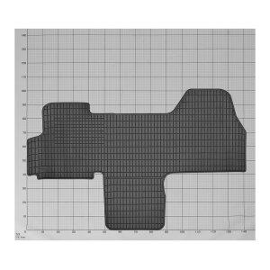 Gummimatten für Fiat Ducato III / Citroen Jumper II /Peugeot Boxer II ab 2006 / ab 2014 / ab 2022 - schwarz, 1,5 cm Rand