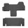 Gummimatten für Fiat Ducato III / Citroen Jumper II /Peugeot Boxer II ab 2006 / ab 2014 / ab 2022 - schwarz, 1,5 cm Rand