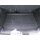 Kofferraumwanne für Fiat 500L ab 2012 | OBERE ODER MITTLERE POSITION - schwarz, rutschfest, wasserdicht, 1,5 cm rand,