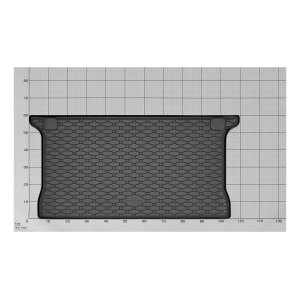 Kofferraumwanne für BMW i3 (I01) ab 2013 - schwarz, rutschfest, wasserdicht, 1,5 cm rand,