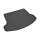 Kofferraumwanne für Hyundai i30 Fastback ab 2019 / ab 2021 | UPPER POSITION - schwarz, rutschfest, wasserdicht, 1,5 cm rand,