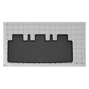 Kofferraumwanne für VW T7 Multivan ab 2022 | L2 - schwarz, rutschfest, wasserdicht, 1,5 cm rand,