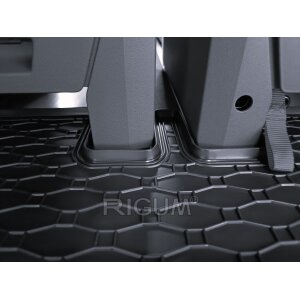 Kofferraumwanne für VW T7 Multivan ab 2022 | L2 - schwarz, rutschfest, wasserdicht, 1,5 cm rand,