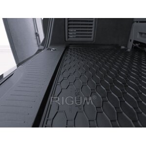 Kofferraumwanne für VW T7 Multivan ab 2022 | L2 - schwarz, rutschfest, wasserdicht, 1,5 cm rand,