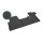 Gummimatten für Nissan NV400 ab 2011 3Sitze - schwarz, 1,5 cm Rand