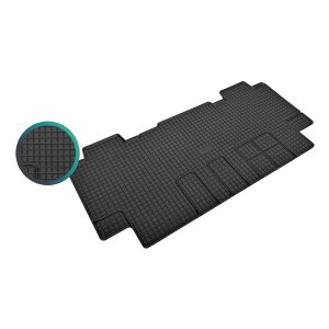 Gummimatten für Fiat Scudo / Ulysse 2022 5 Sitzer 2Reihe - schwarz, 1,5 cm Rand