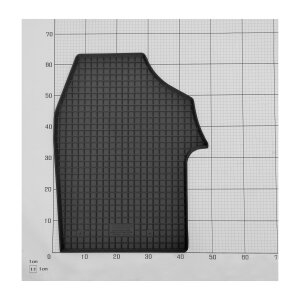 Gummimatten für Fiat Scudo / Ulysse 2022 - 2/3Sitze - schwarz, 1,5 cm Rand