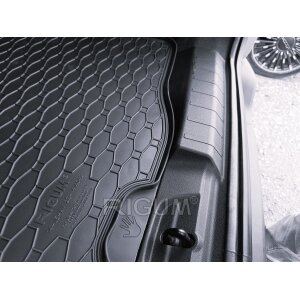 Kofferraumwanne für Jeep Avenger Electric ab 2023 | OBEN, UNTEN ODER OHNE ZWISCHENBODEN - schwarz, rutschfest, wasserdicht, 1,5 cm rand,