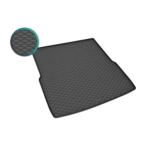 Kofferraumwanne für Skoda Superb Kombi ab 2024 - Obere Position - schwarz, rutschfest, wasserdicht, 1,5 cm rand,