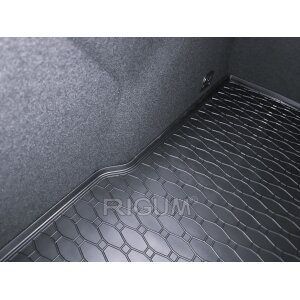 Kofferraumwanne für Skoda Superb Kombi ab 2024 - Obere Position - schwarz, rutschfest, wasserdicht, 1,5 cm rand,