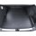 Kofferraumwanne für Skoda Superb Kombi ab 2024 - Obere Position - schwarz, rutschfest, wasserdicht, 1,5 cm rand,