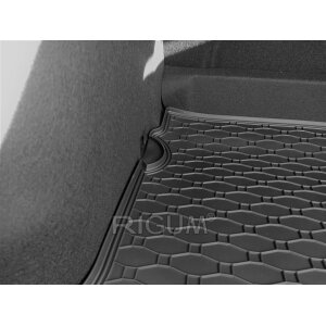 Kofferraumwanne für HYUNDAI i30 SW ab 2019 / ab 2021 | Ă–sen an den Seiten - schwarz, rutschfest, wasserdicht, 1,5 cm rand,
