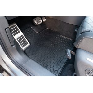 Gummimatten für VW Tiguan / Tiguan eTSI / Tiguan PHEV ab 2024 - schwarz, 1,5 cm Rand