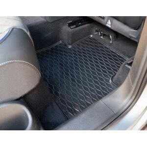 Gummimatten für VW Tiguan / Tiguan eTSI / Tiguan PHEV ab 2024 - schwarz, 1,5 cm Rand
