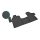 Gummimatten für MERCEDES Vito ab 2003 - 2/3 Sitze - schwarz, 1,5 cm Rand