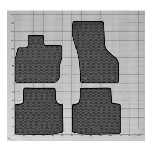 Ein Set passend für VW Passat Variant (B9) ab 2024 - Obere Position - Gummi- und Kofferraumwanne
