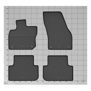 Ein Set passend für VW Tiguan / Tiguan eTSI ab 2024 | OBERE ODER UNTERE POSITION - Gummi- und Kofferraumwanne