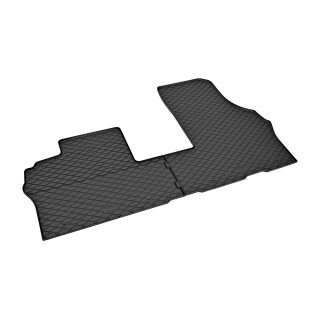 Gummimatten für VW ID.BUZZ ab 2023 - 2Sitze - schwarz, 1,5 cm Rand