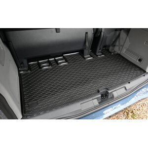 Kofferraumwanne für Ford Tourneo Custom ab 2024 | L1 - schwarz, rutschfest, wasserdicht, 1,5 cm rand,