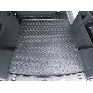 Kofferraumwanne für Ford Tourneo Connect Grand ab 2022 | 5Sitze / 7Sitze - schwarz, rutschfest, wasserdicht, 1,5 cm rand,