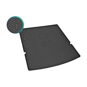 Kofferraumwanne für Ford Tourneo Connect Grand ab 2022 | 5Sitze / 7Sitze - schwarz, rutschfest, wasserdicht, 1,5 cm rand,