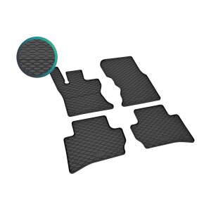 Gummimatten für Jaguar F-Pace ab 2016 - schwarz, 1,5 cm Rand