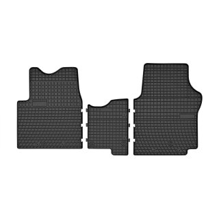Gummimatten für Nissan Primaster ab 2022 - schwarz, 1,5 cm Rand