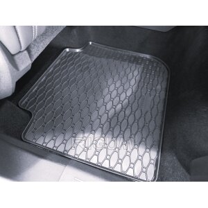Gummimatten für Skoda Kodiaq ab 2024 - schwarz, 1,5 cm Rand