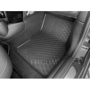 Gummimatten für Mini Cooper SE ab 2020 / 3tĂĽrig/5tĂĽrig - schwarz, 1,5 cm Rand