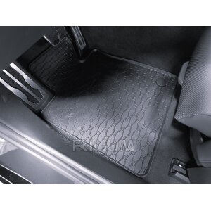 Gummimatten für BMW i5 Touring ab 2024 - schwarz, 1,5 cm Rand