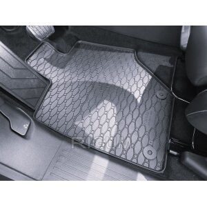 Gummimatten für PEUGEOT 3008 MHEV ab 2024 - schwarz, 1,5 cm Rand