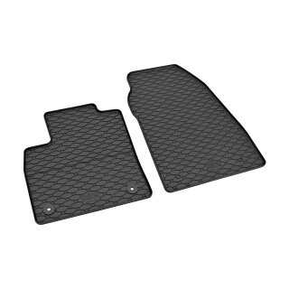 Gummimatten für FORD Transit Courier ab 2023 - 2 Sitzer - schwarz, 1,5 cm Rand