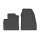 Gummimatten für FORD Transit Courier ab 2023 - 2 Sitzer - schwarz, 1,5 cm Rand