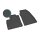 Gummimatten für FORD Transit Courier ab 2023 - 2 Sitzer - schwarz, 1,5 cm Rand
